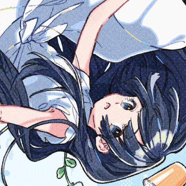 少女、落下中